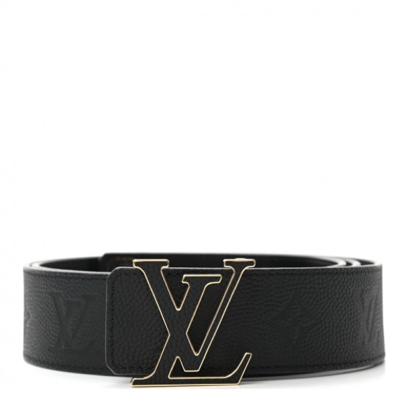LOUIS VUITTON
x NBA Embossed Monogram LV Initials Reversible Belt 90 36 Black - Picture 1 of 6